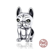 French Bulldog Charm Bracelet Beads for Women
