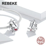 925 Sterling Silver College Cap Charm Bracelet for Women