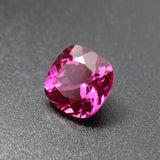 Rose Red Tourmaline Stone Beads for Jewelry Making - Square Shape