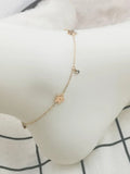 Flower Women Stainless Steel Anklet Bracelet