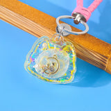 Cat Head Keychain Silicone Mold with Hanging