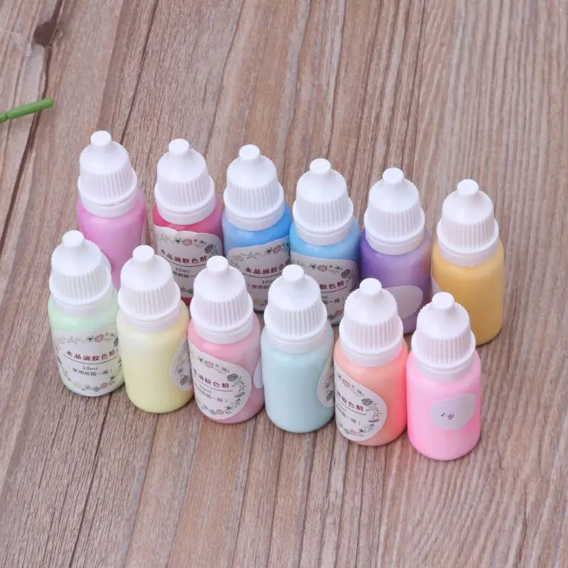 Colorful Pigment Dye Set for DIY Crafts and Jewelry Making