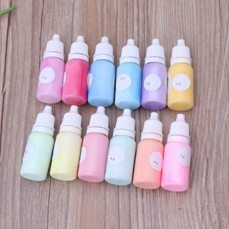 Colorful Pigment Dye Set for DIY Crafts and Jewelry Making