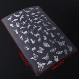 Clear Film Sheet Resin Supply Kit Transparent Decorate Stickers for DIY Nail Cha