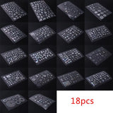 Clear Film Sheet Resin Supply Kit Transparent Decorate Stickers for DIY Nail Cha