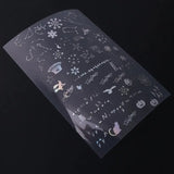 Clear Film Sheet Resin Supply Kit Transparent Decorate Stickers for DIY Nail Cha