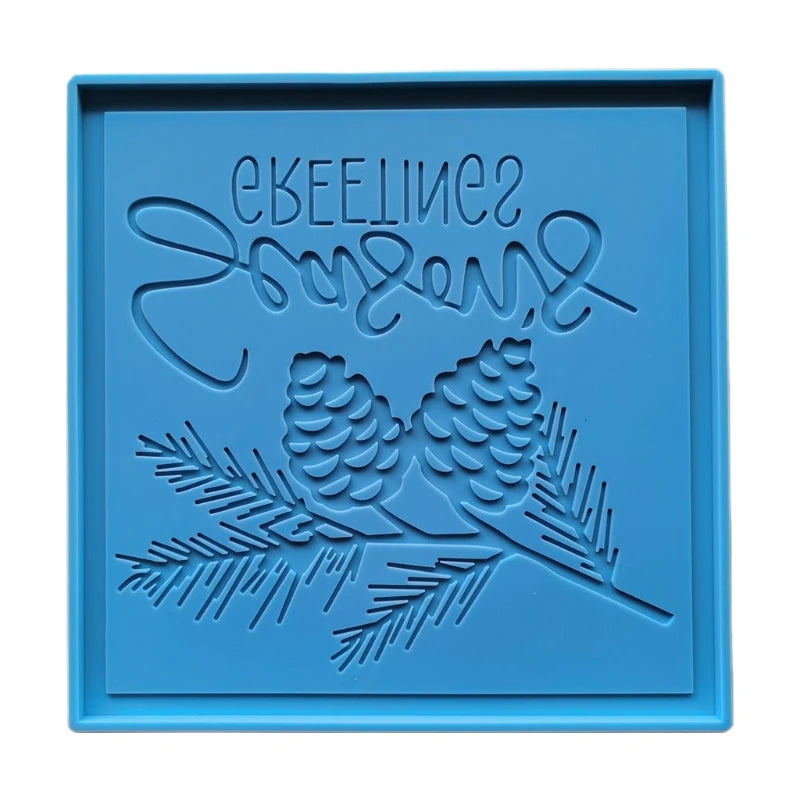 Epoxy Resin Mold Coaster Plate Silicone Mould DIY Crafts Cup Mat