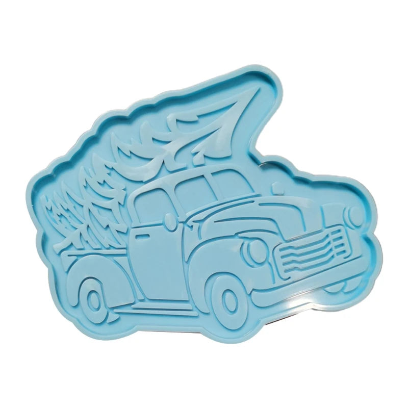 Silicone Mold for Truck Mat Coaster Tray Epoxy Resin Craft