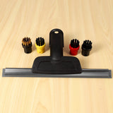 Window Nozzle Scraper Round Brush for Cleaner Moisture,Clean Slit