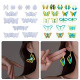 Butterfly Drop Glue Earrings Silicone Mold for Epoxy Resin DIY Craft