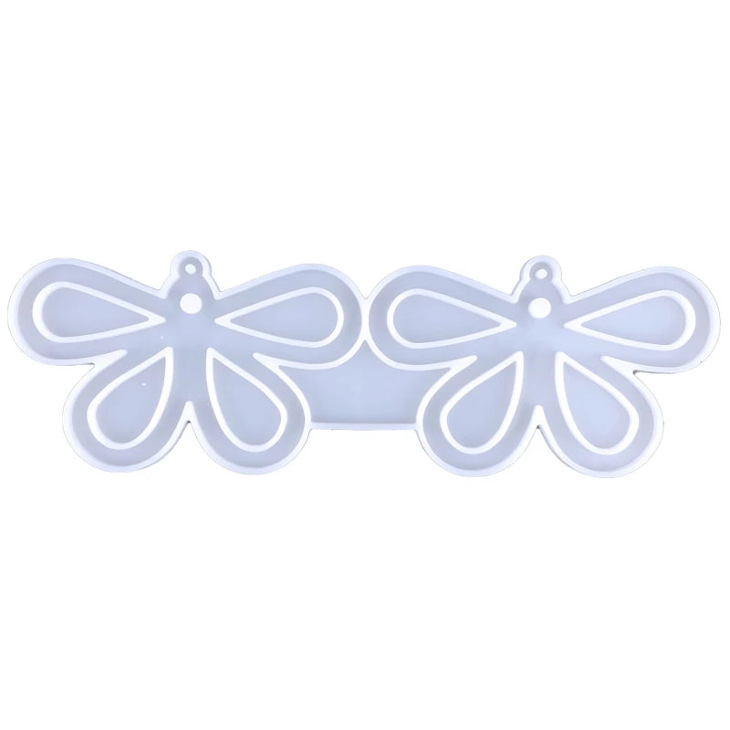 Butterfly Drop Glue Earrings Silicone Mold for Epoxy Resin DIY Craft