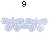 Butterfly Drop Glue Earrings Silicone Mold for Epoxy Resin DIY Craft