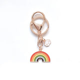 Leather Keychain with Personalized Custom Engraving