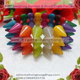 3 Row Punk Style Spike Rivet Bracelet, Stretch Bangle