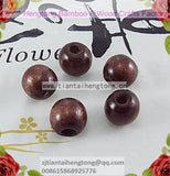 1000pcs 7*8mm Dark Brown Wooden Bead Bulk Rosary Accessory Ornament Bead