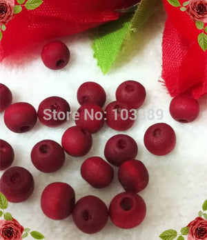 1000pcs 7mm Wooden Bead Rose Scent Rosary Bead