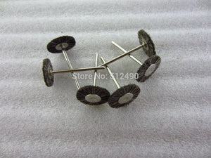 144pcs Dental Polishing Brush Jewelry Bristle Polishing Wheel