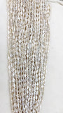 Cross Baroque Pearl Beads Strand 9.5x14mm Freshwater Loose Pearls