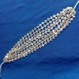 Baroque Freshwater Pearl Beads Strand 15mm Square Cross Shape