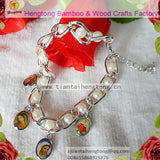 5pcs/pack 6mm Faux Pearl Rosary Bracelet, Double Side Saint Bracelet