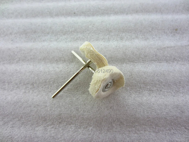 Mounted Cloth Wheel with Handle 100pc Jewelry Polishing