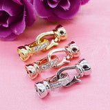 8-9mm Pearl Bracelet with Zircon Crystal Inlay