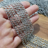 5m Stainless Steel NK Chain DIY Necklace Bracelet