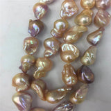15-16mm White/Pink/Purple Baroque Pearls for Necklace Making