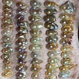 15-16mm Pink Purple Baroque Shape Pearl Full Hole Drilled