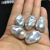 15-16mm Pink Purple Baroque Shape Pearl Full Hole Drilled