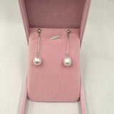 Freshwater Pearl 925 Silver Thread Earring