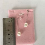 Freshwater Pearl 925 Silver Thread Earring