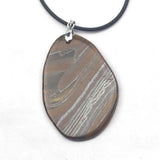 Iron Tiger Eye Stone Pendant for DIY Jewelry