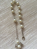 Religious Rosary Bracelet with Angel Wing Pendant