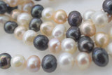 Freshwater Pearl Necklace 45 inch White/Pink 7-9mm