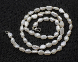 Freshwater Pearl Baroque Choker Necklace 16in Multicolor/White/Black/Gray 4-6mm