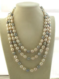 Freshwater Pearl Gray Baroque 60-Inch Necklace
