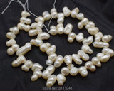 10-15mm Freshwater Pearl Side Hole Beads DIY Jewelry