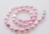 Baby Pink Baroque Freshwater Pearl Necklace 16 inch