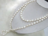 Baroque Freshwater Pearl Beads 50-Inch Nature Colors Pendant