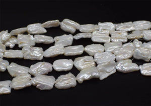 Biwa Baroque Freshwater Pearl Beads 18-25mm Loose for Jewelry Necklace