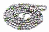 Green Baroque Freshwater Pearl 50-Inch Nature Beads