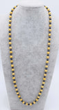 Freshwater Pearl Champagne 6-8mm Round Necklace 30inch Beads