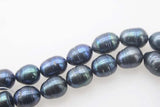 Freshwater Pearl Egg Beads 10-13mm 15-inch for DIY Jewelry Making Nature