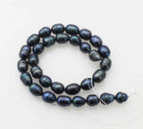 Freshwater Pearl Egg Beads 10-13mm 15-inch for DIY Jewelry Making Nature
