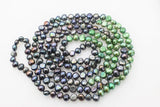 Green Baroque Freshwater Pearl 60" Necklace