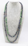Green Baroque Freshwater Pearl 60" Necklace