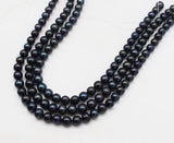 9-10mm Freshwater Pearl Round Beads 15-inch DIY Jewelry