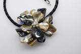 Freshwater Pearl Shell Flower Necklace 18 Inch Beads Nature Hand