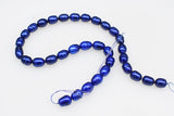 Freshwater Pearl Blue/Red Egg 10-12mm Beads for Jewelry Making